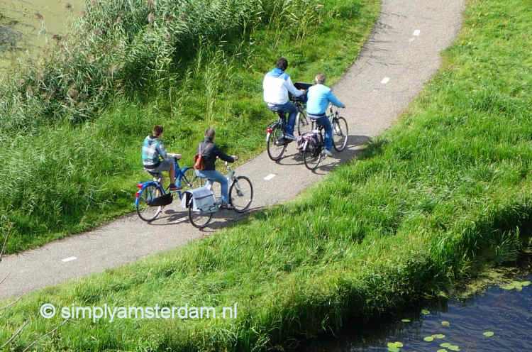 Cycling in Amsterdam North
