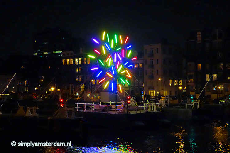 Amsterdam Light Festival work of art @ Carr