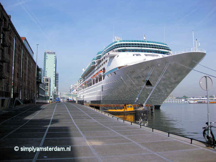 Cruise ship moored at PTA