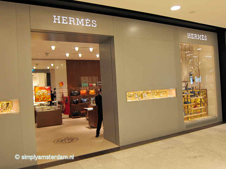 Hermès store in Bijenkorf department store