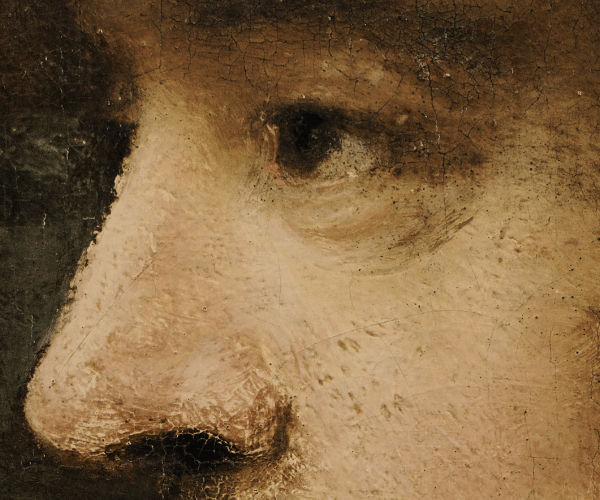 Nightwatch by Rembrandt, detail