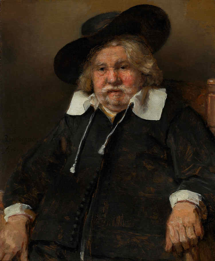 Rembrandt, Portrait of an elderly man (1667)