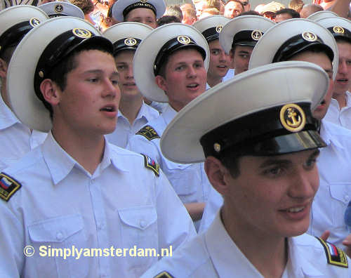 Sailors at Sail Amsterdam 2010