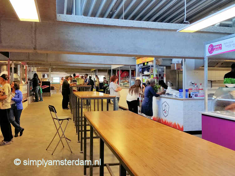 Indoor food markets in Amsterdam